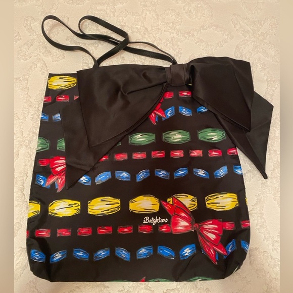 NWOT Brighton Bow Tote w/ Bright Jewel Print - Picture 1 of 4